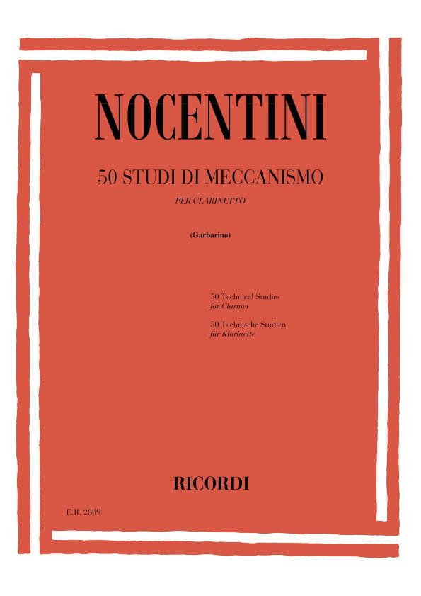50 Studi Di Meccanismo - Per Clarinetto - cvičení pro klarinet